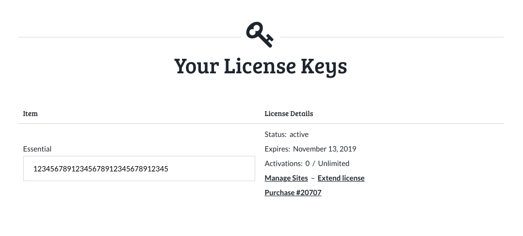 Get Your License Key